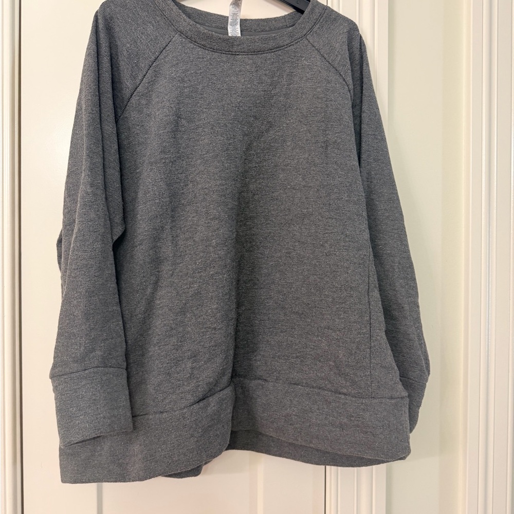 RBX Charcoal Women's Crew Neck Sweater
